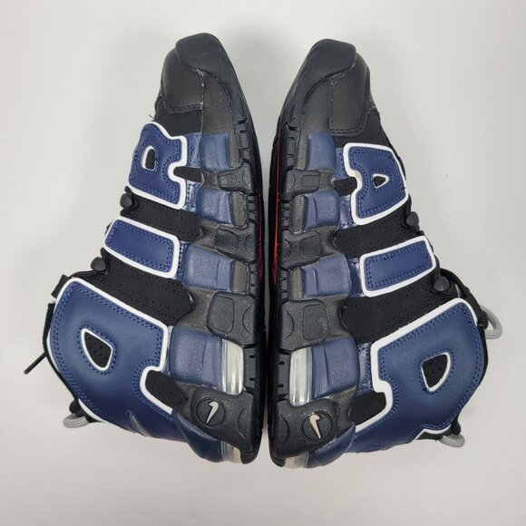 Nike Air More Uptempo Youth Red Black Sneakers DM0017-001 US Size 6Y - Picture 6 of 8